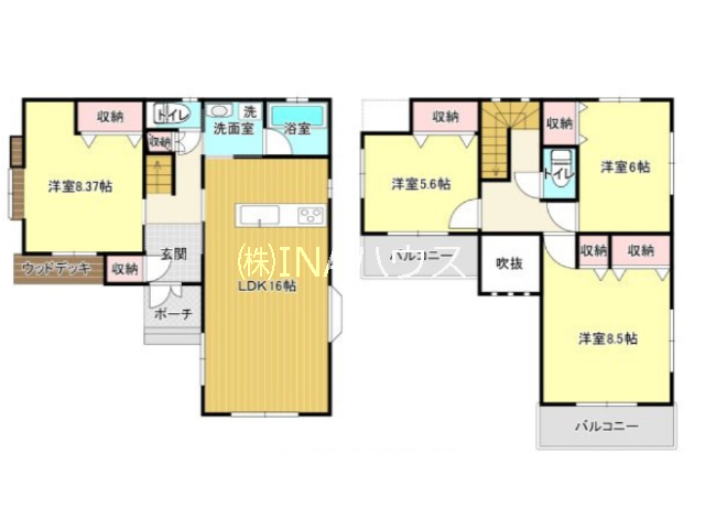 内宿駅 徒歩7分 構造:木造土地面積:141.32平米 ( 42.74坪 ) 建物面積:106.82平米 ( 32.31坪 )