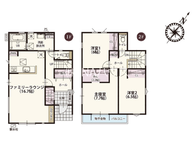 伊奈中央駅 徒歩2分 構造:木造土地面積:132.63平米 ( 40.12坪 ) 建物面積:100.19平米 ( 30.3坪 )
